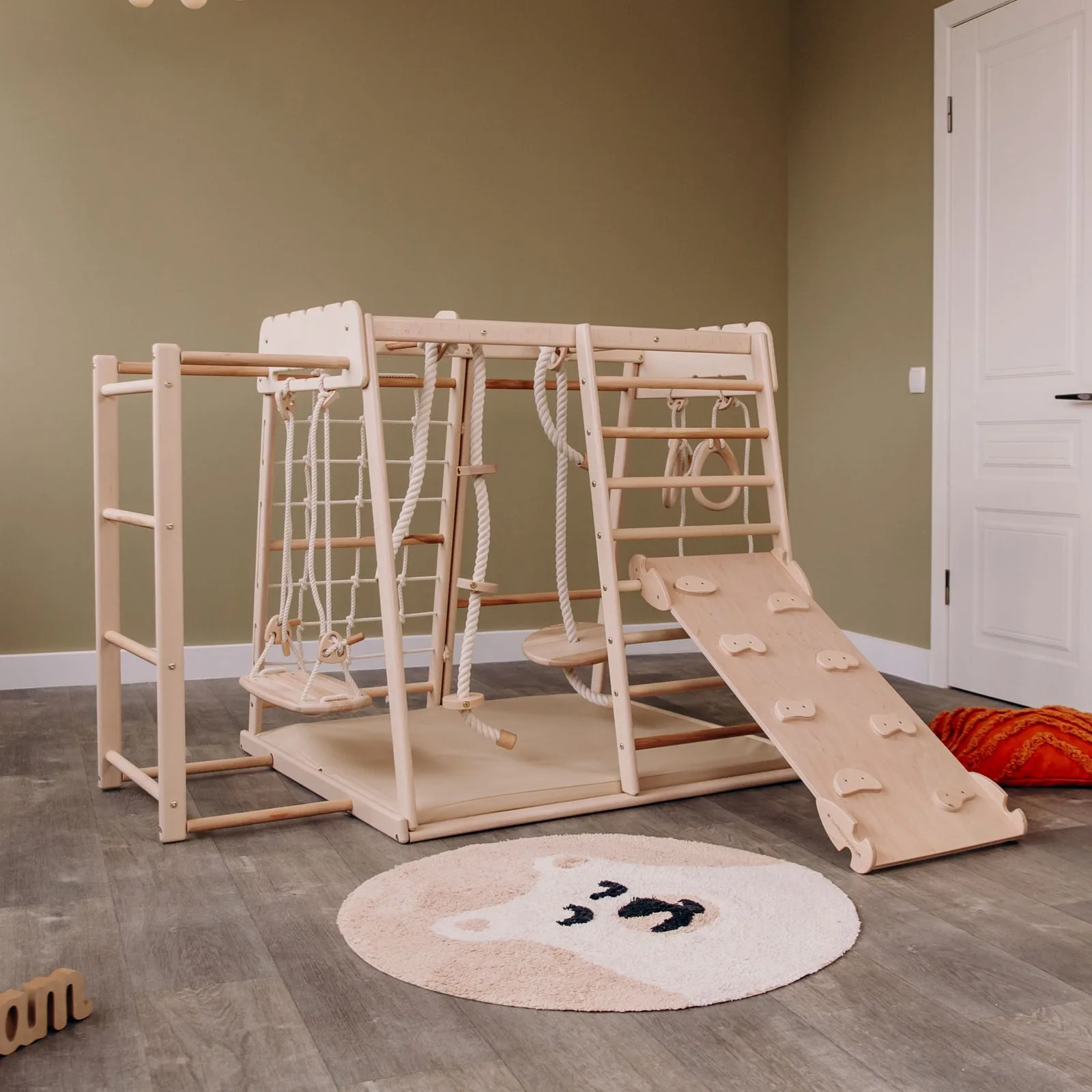 7-in-1 Ultimate Home Jungle Gym Toddler Play Structure