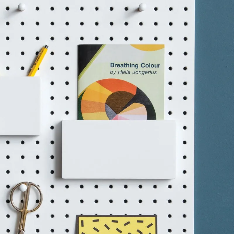 Wooden Pegboard Letter Holder