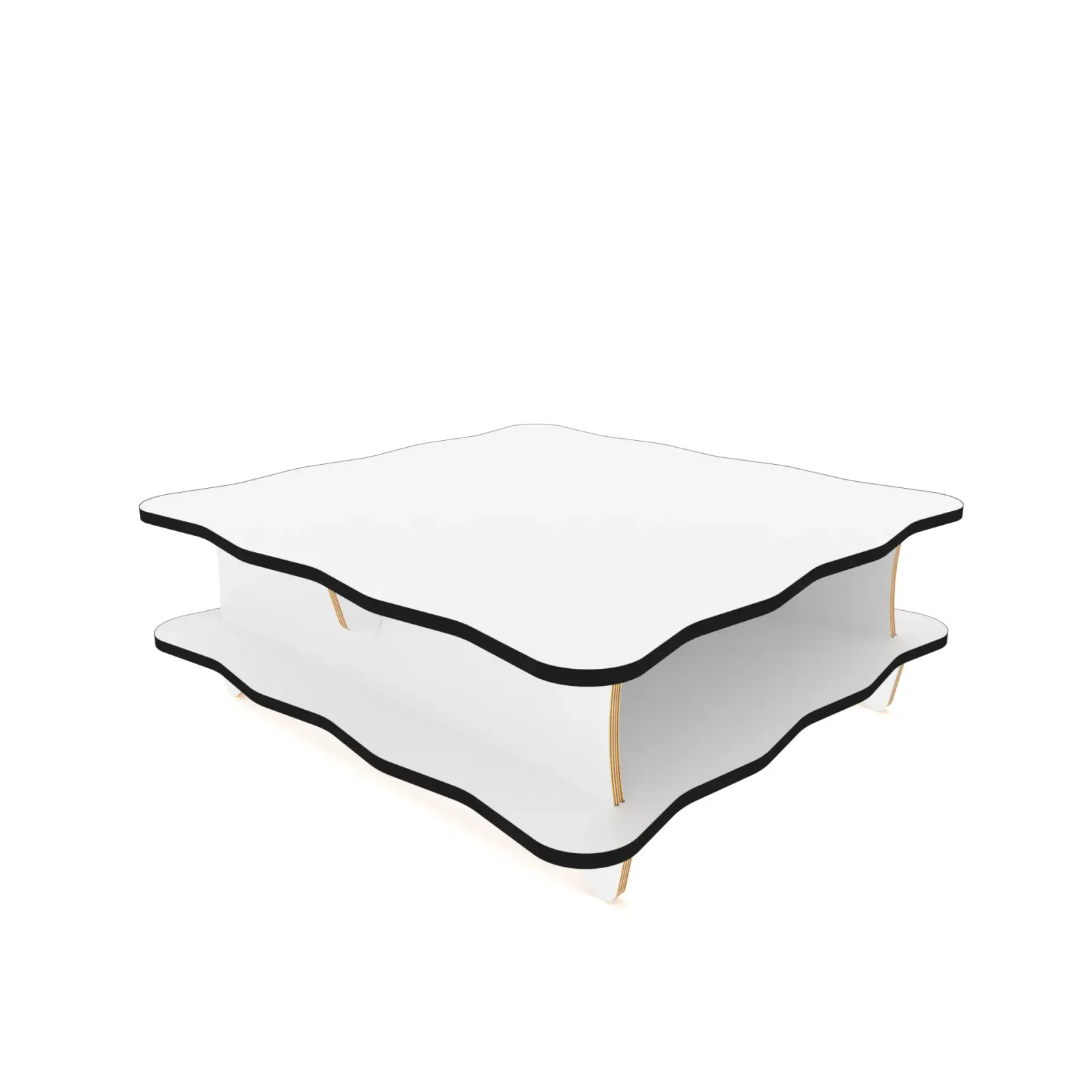 Wavy coffee table