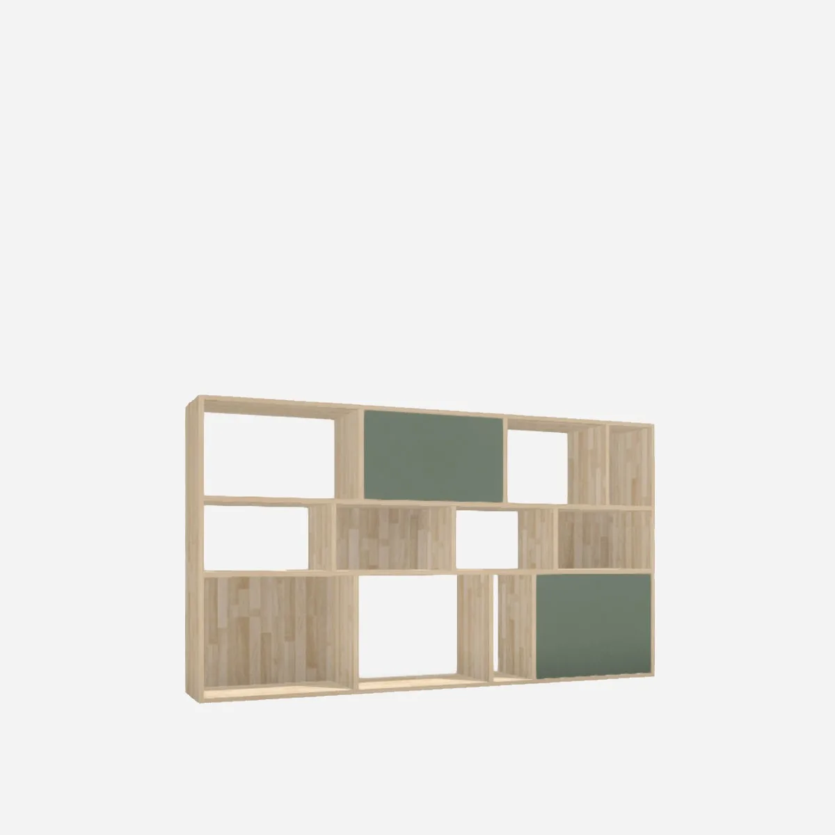 Buffet cabinet, rubberwood, olive