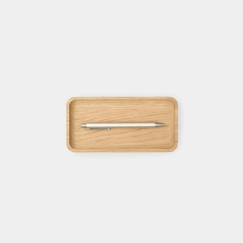 Wooden desk tray, large