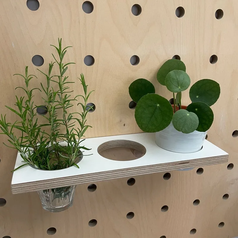 Pegboard Shelf with 3 x holes