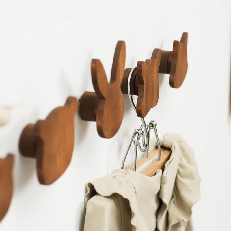 Animal hooks for wall