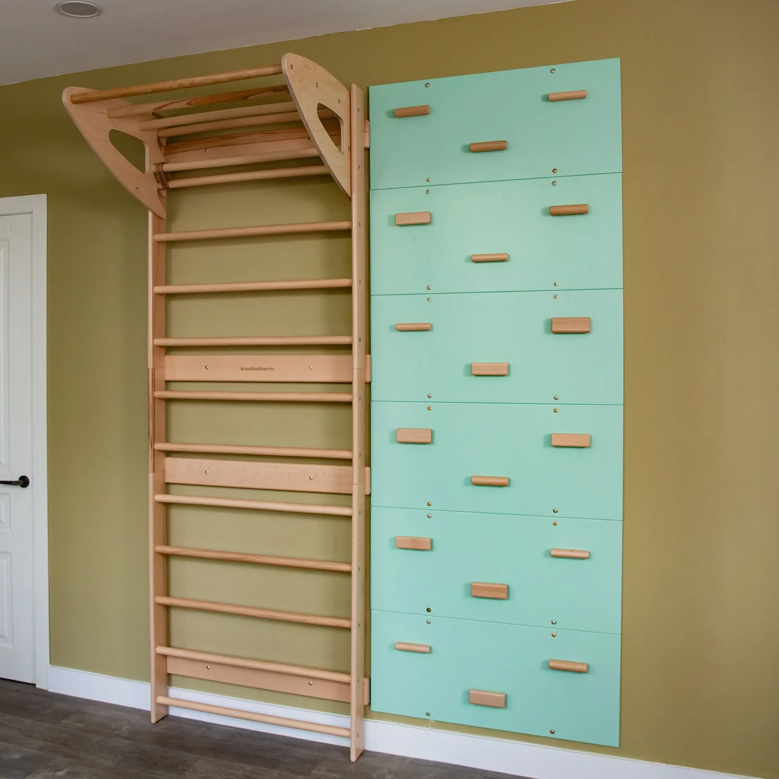4-in-1 Swedish Wall Kit for Playroom