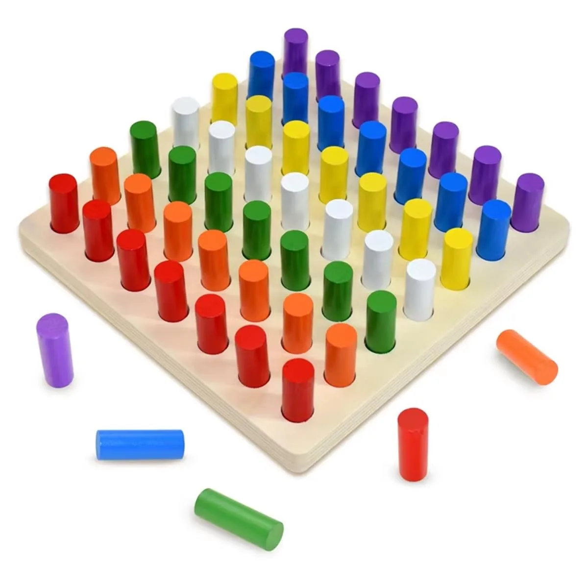 Wooden Color Cognition Stacking & Sorting Sensing Sticks