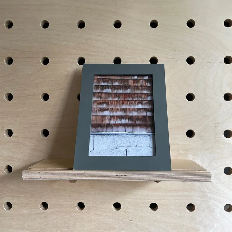 Pegboard Shelf with groove