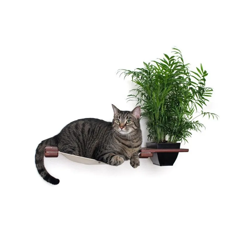 Cat Hammock Wall with Planter