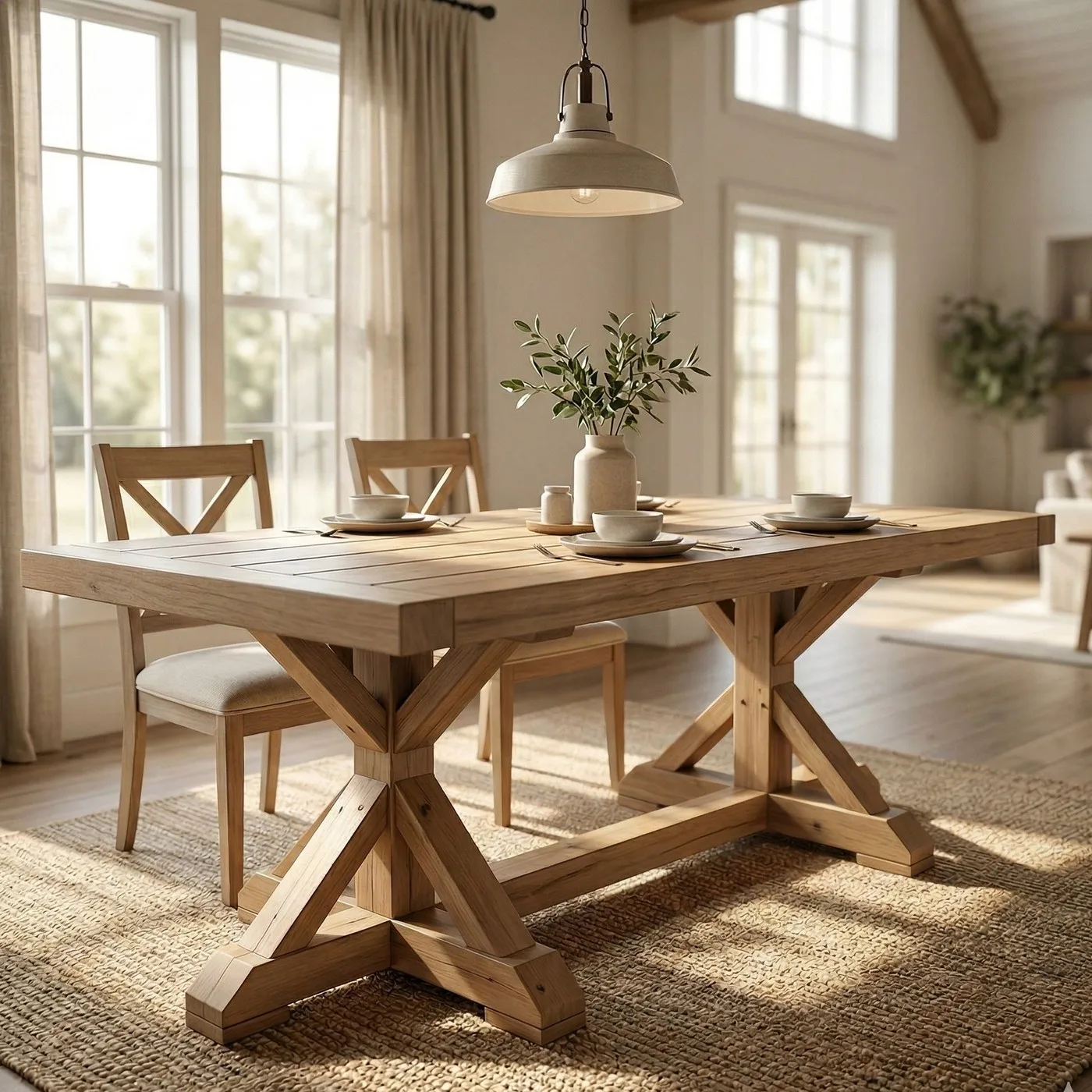 Farmhouse dining table