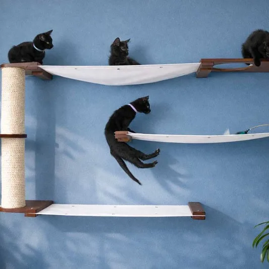Cat Maze Wall - 3 Tier Cat Tree