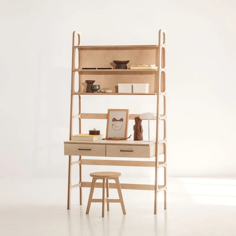 Mid-Century Desk with Shelves & Drawers · Maxi