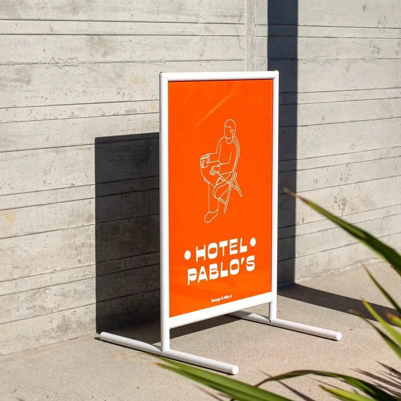 Poster Sidewalk Sign
