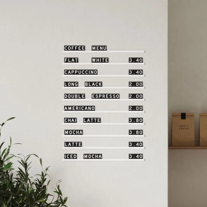 Minimal Letter Board