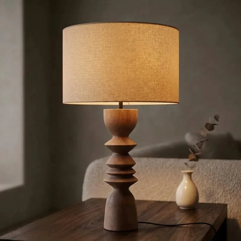Elara Wooden Table Lamp