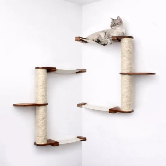 Cat tree scratching post system