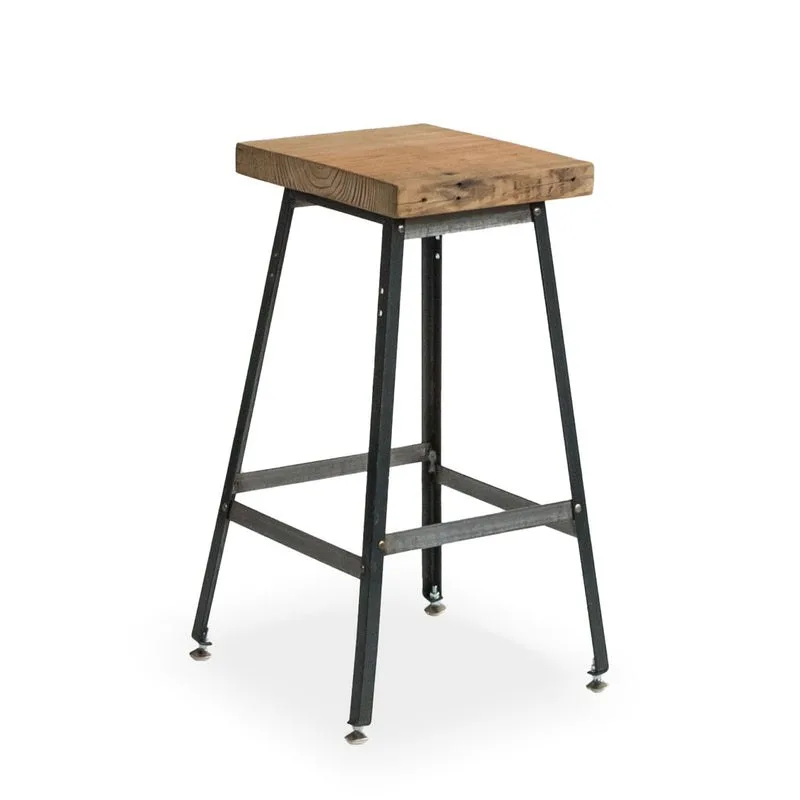 Reclaimed wood bar stool CH-34