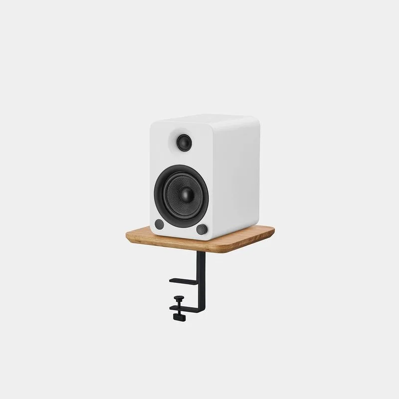 Desk mounted Speaker Shelf