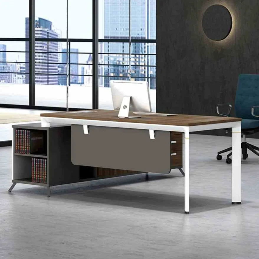 Executive table white E-15