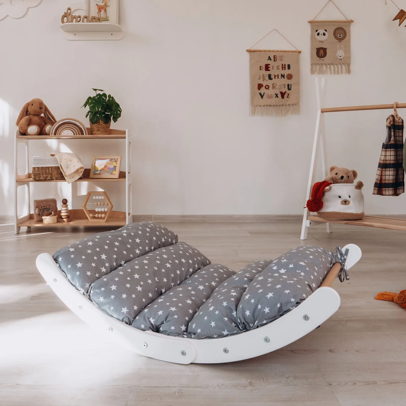 Wooden Baby Rocker