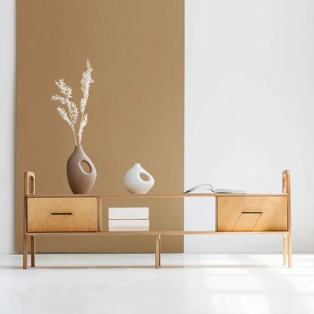 Mid-Century TV Stand · Long