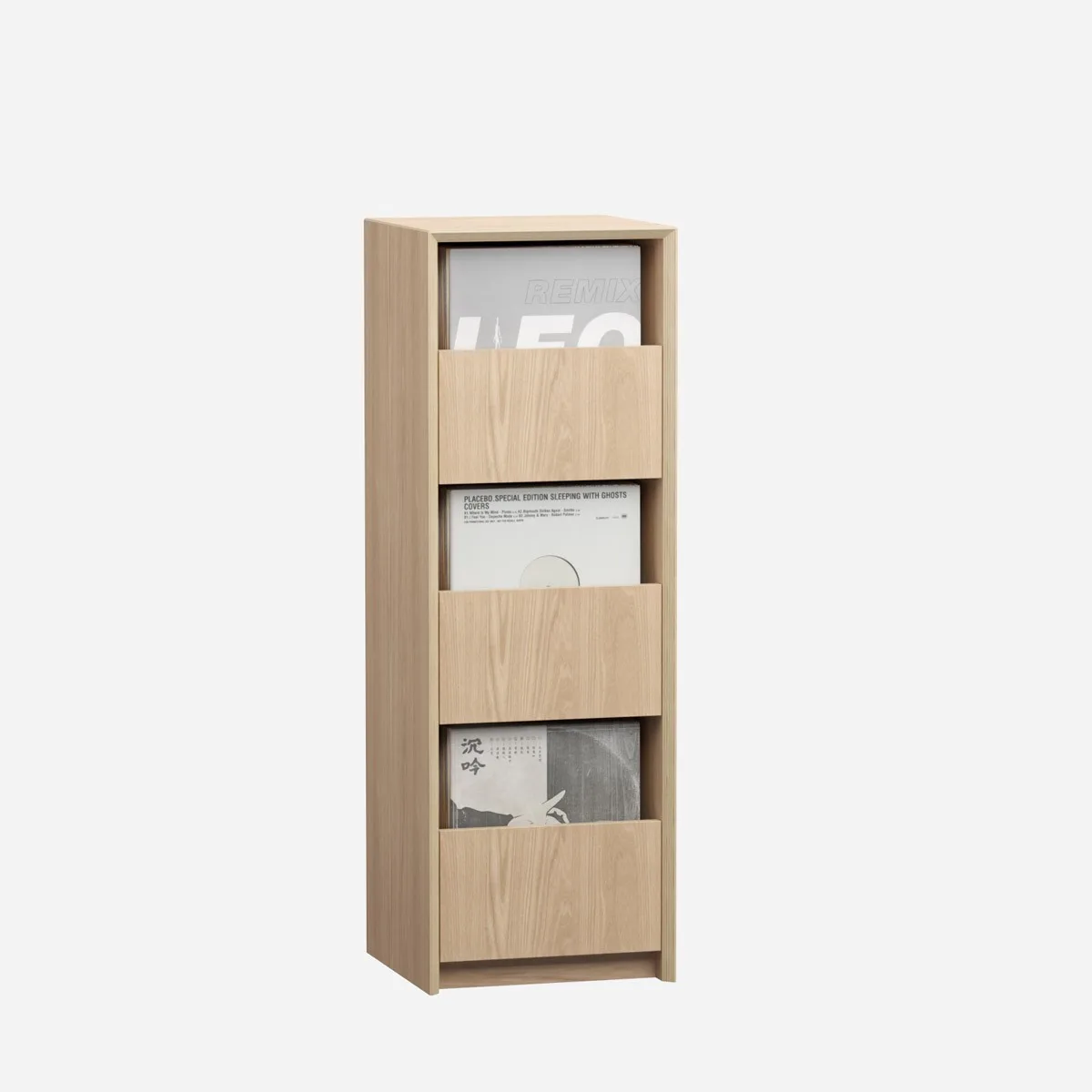 Vinyl record cabinet, 3 drawers