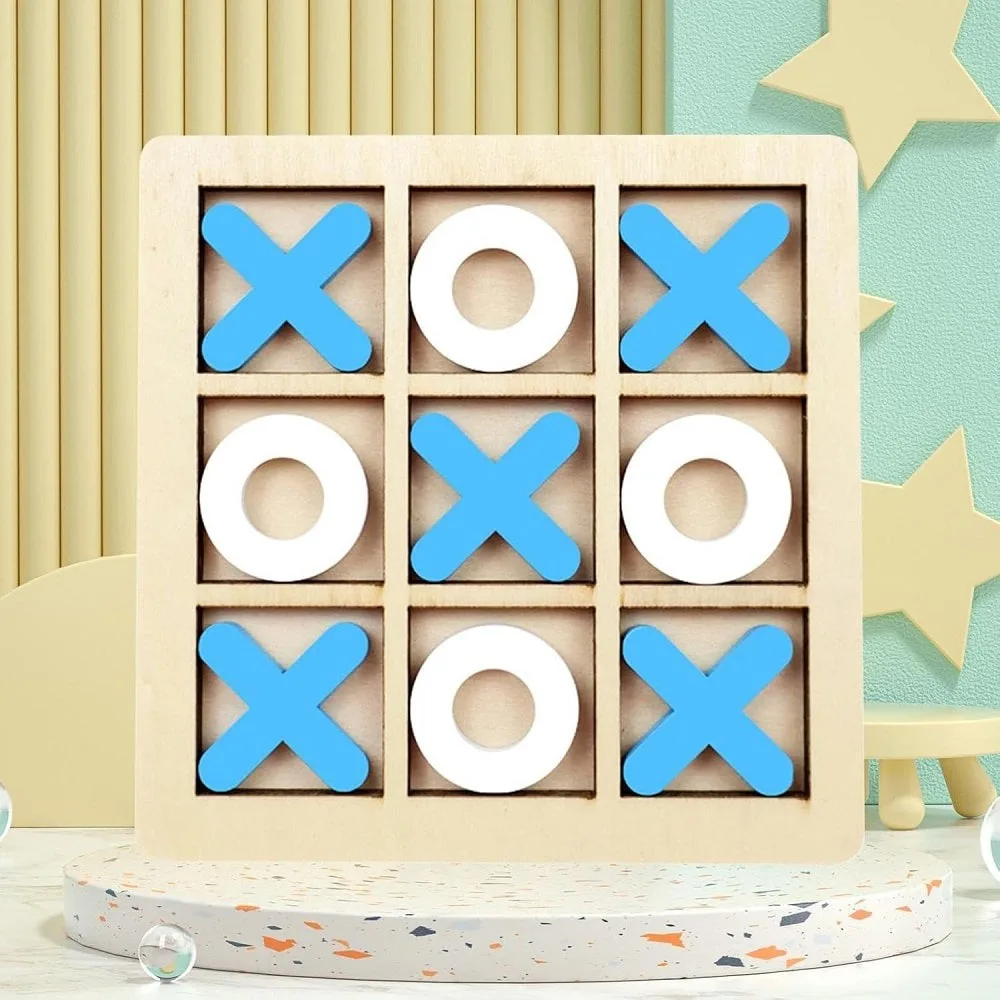 Wooden Jumbo Tic Tac Toe Puzzle Big Board