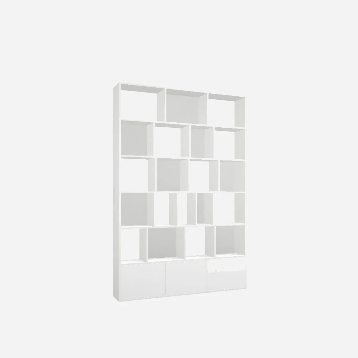 Wall unit, white melamine